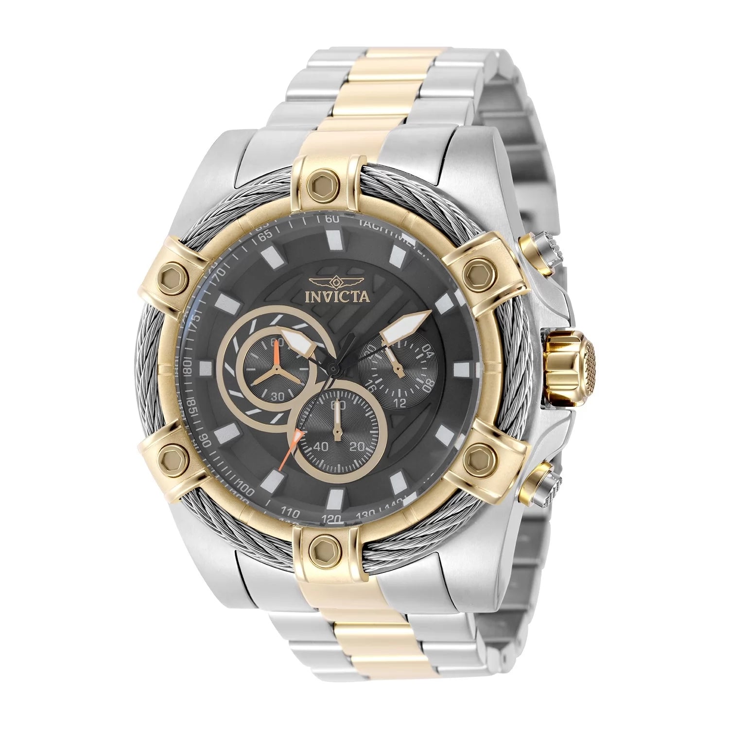 Invicta Men's 49748 Bolt Quartz VD54 Grey Dial Watch
