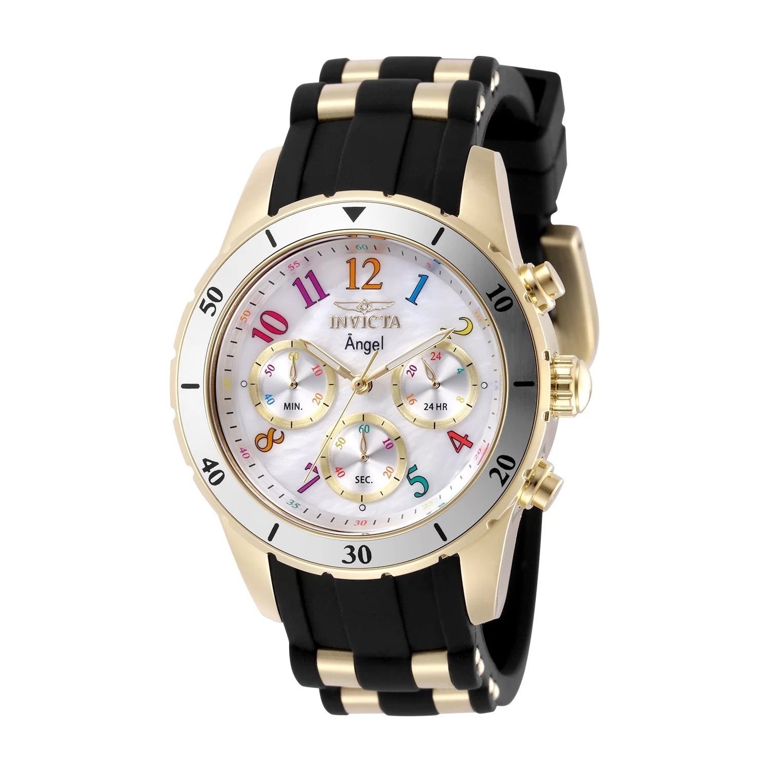 Invicta Women's 49803 Angel Quartz VD54 White Dial Watch