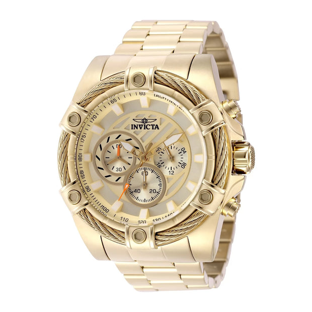 Invicta Men's 49815 Bolt Quartz VD54 Gold Dial Watch