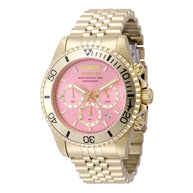 Invicta Men's 49836 Pro Diver Quartz Chronograph Pink Dial Watch