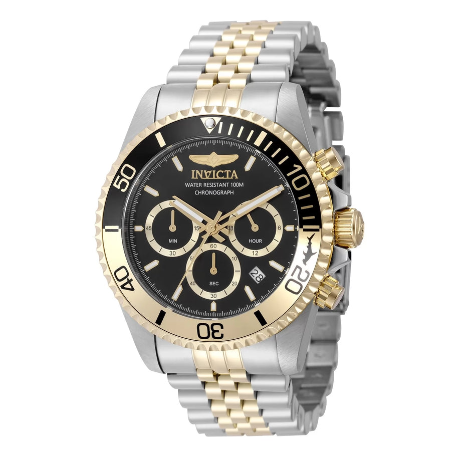 Invicta Men's 49837 Pro Diver Quartz Chronograph Black Dial Watch