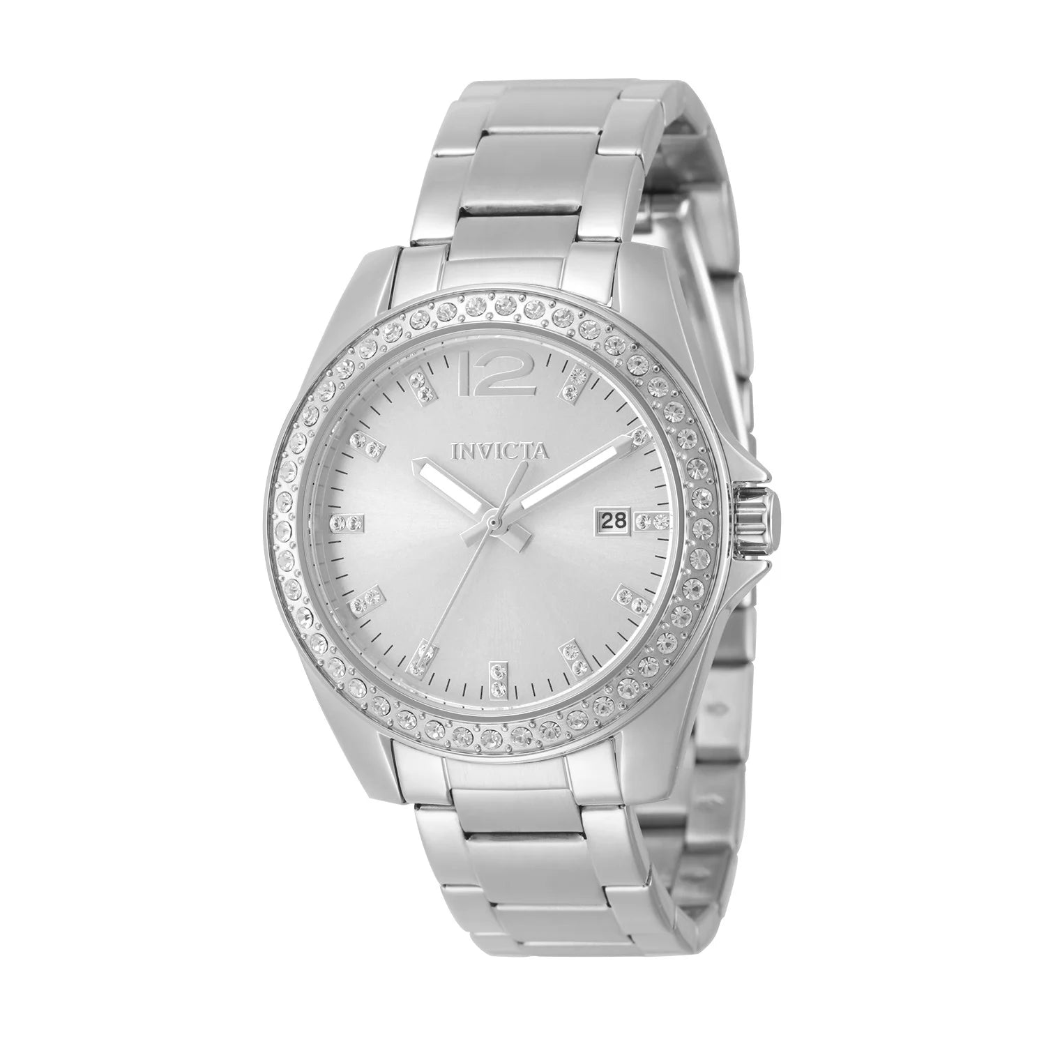 Invicta Women's 49846 Angel Quartz PC32 Silver Dial Watch