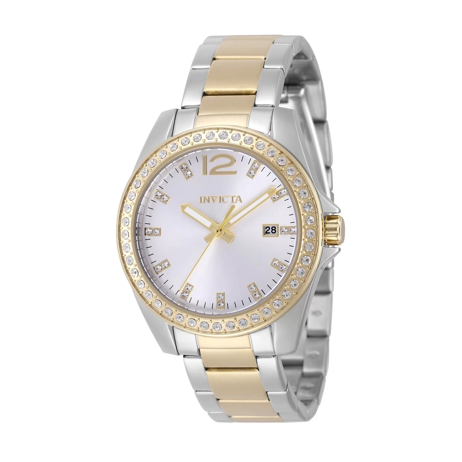 Invicta Women's 49848 Angel Quartz PC32 Silver Dial Watch