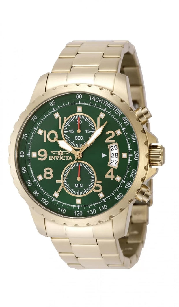 Invicta Men's 69793 Specialty Quartz MG709 Green Dial Watch