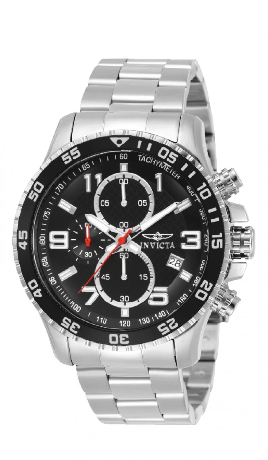 Invicta Men's Specialty Quartz MG57 Black Dial Watch