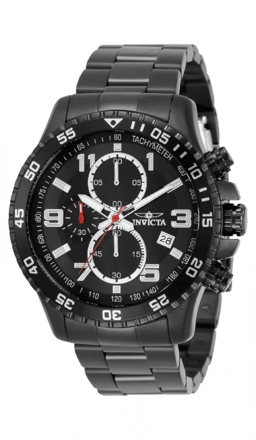 Invicta Men's Specialty Quartz MG57 Black Dial Watch