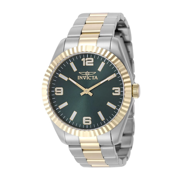 InvictaMen's 49677 Specialty Quartz PC20S Green Dial Watch