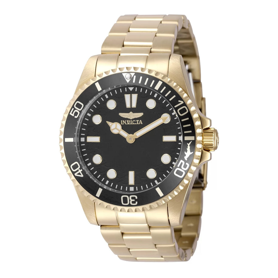 Invicta Men's 49701 Pro Diver Quartz PC20S Black Dial Watch