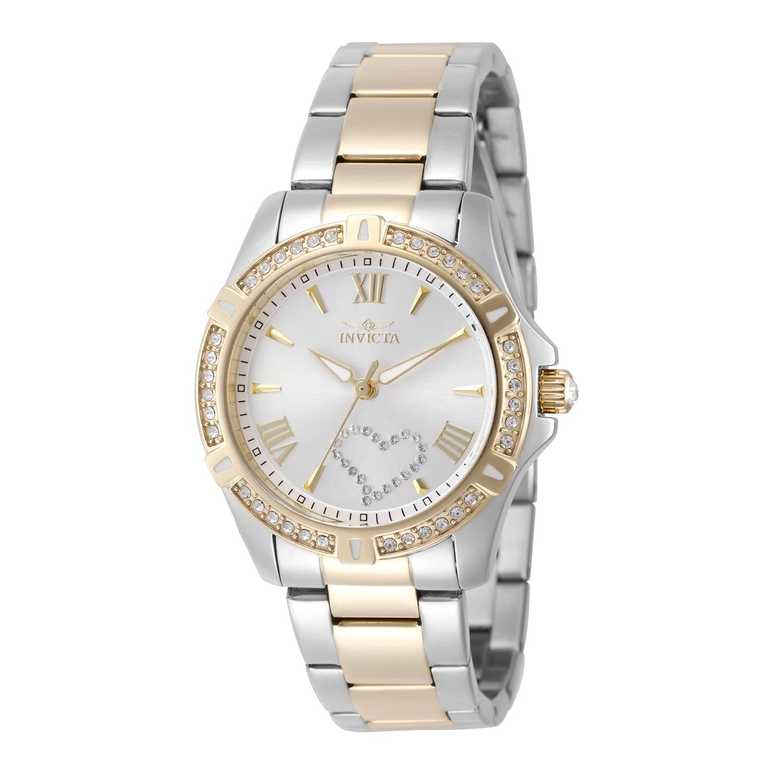 Invicta Women's 49844 Angel Quartz PC21J Silver Dial Watch