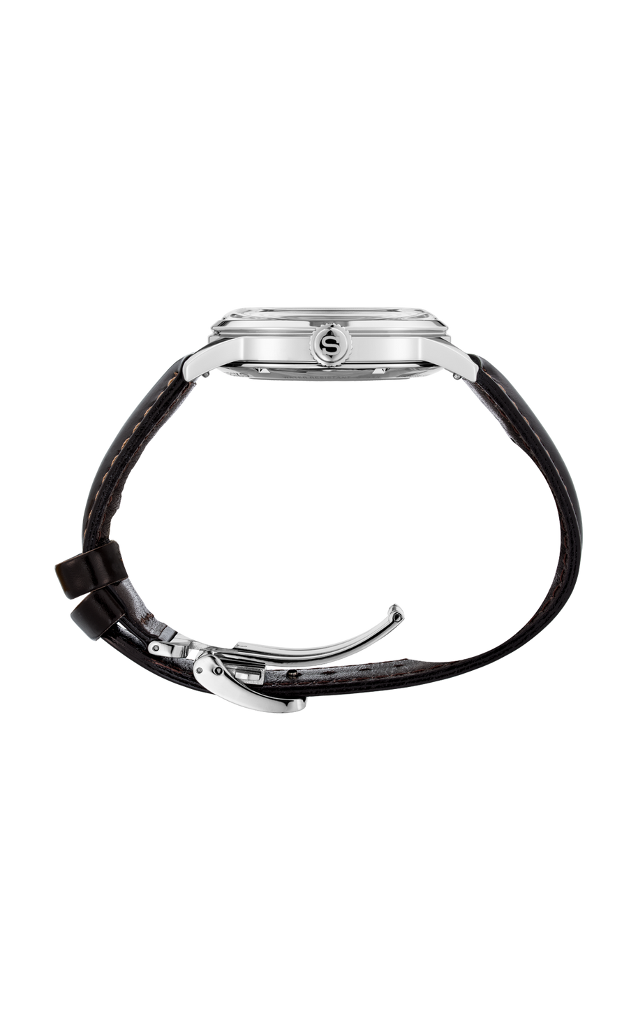 SRPD37 Seiko Presage Men's Watch Brown Leather Strap Green Dial