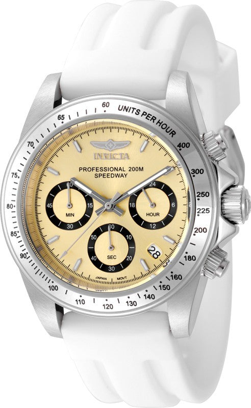 Invicta Men's 50487 Speedway Quartz VD53 Gold Dial Watch