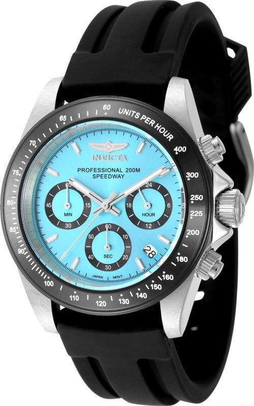 Invicta Men's 50490 Speedway Quartz VD53 Light Blue Dial Watch