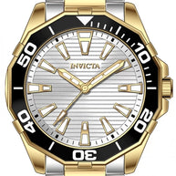 Invicta Men's 69237 Pro Diver Quartz PC21S Steel Dial Watch