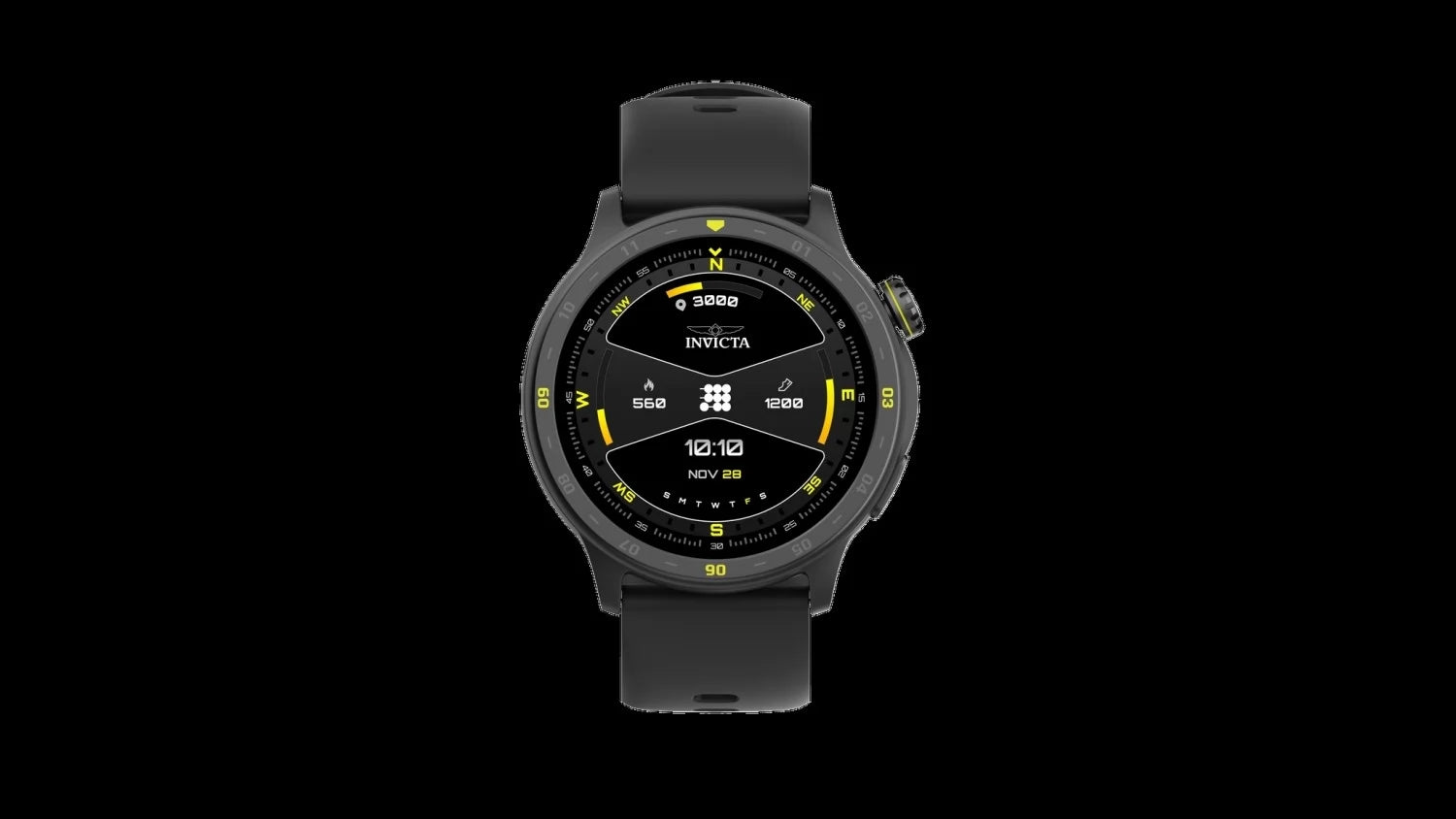 Invicta Unisex's ITECH-001 I-Tech Digital Black
