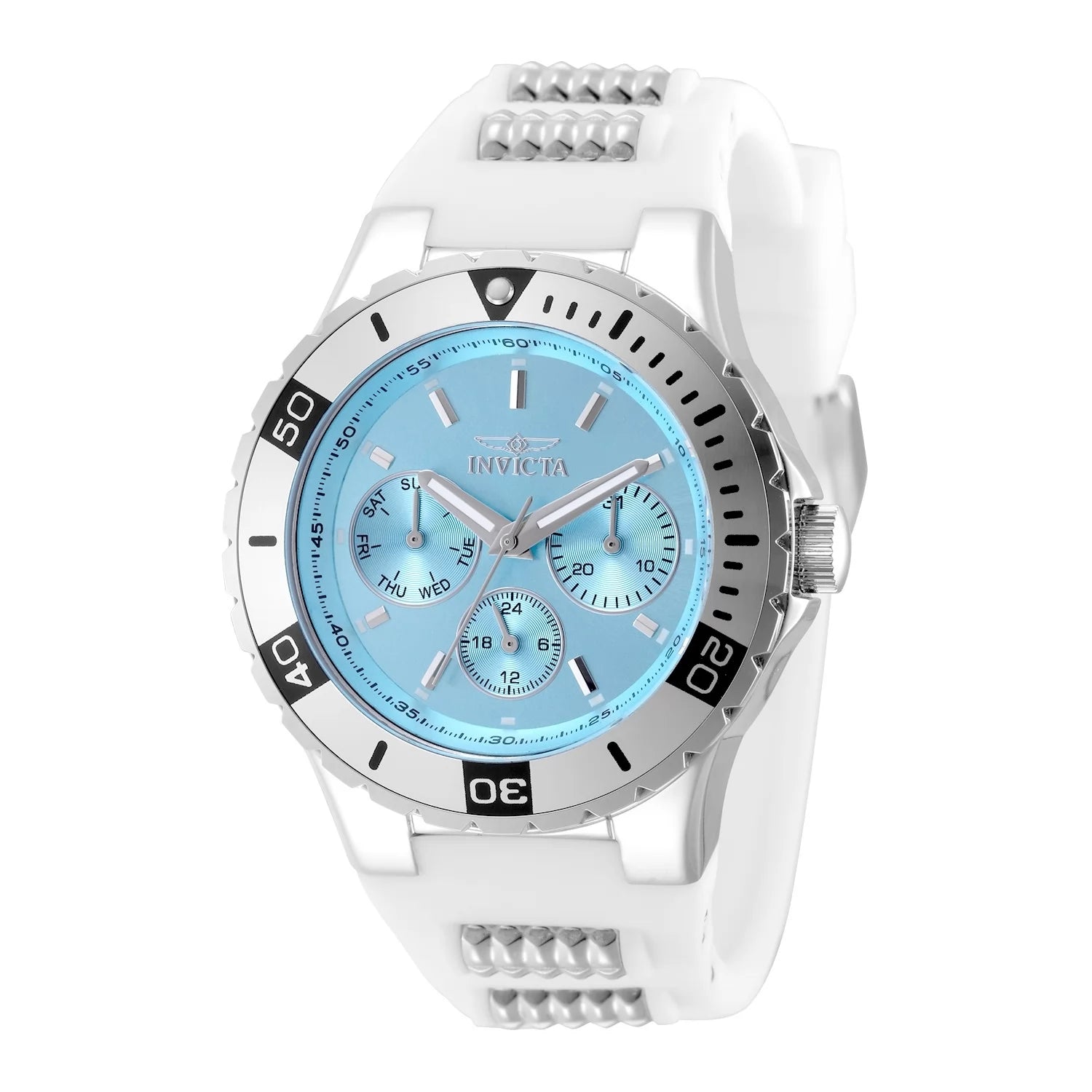 Invicta Women's 49891 Aviator Quartz VH63 Light Blue Dial Watch