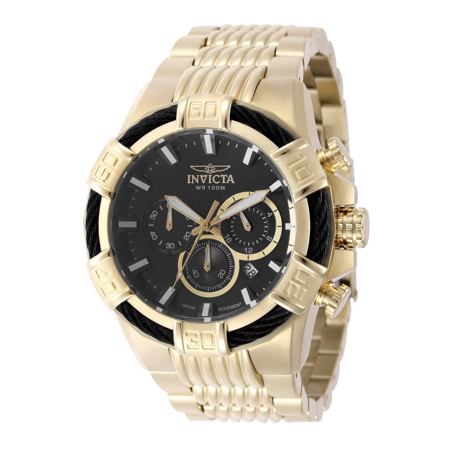 Invicta Men's 49905 Bolt Quartz VD53 Brass Dial Watch