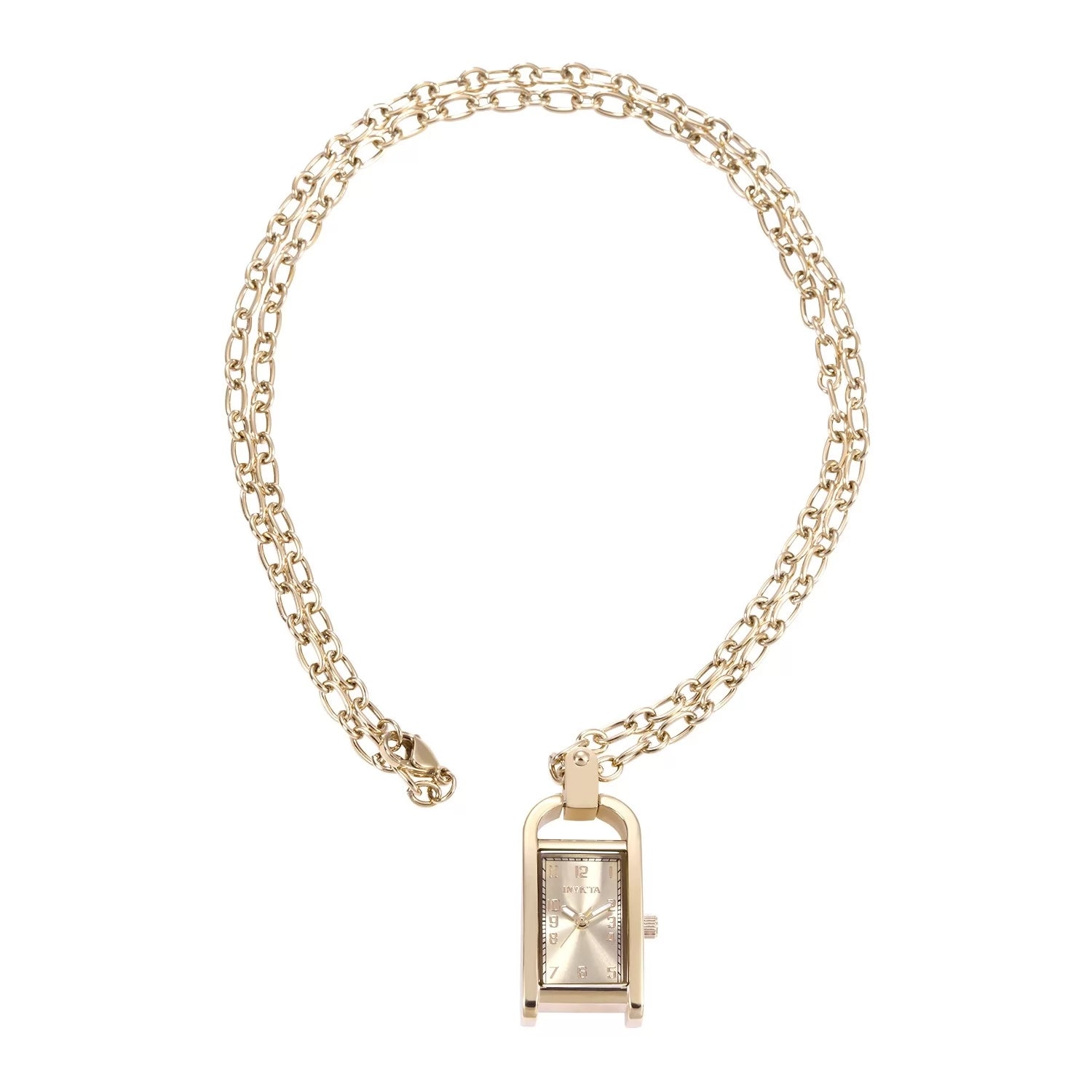 Invicta Women's 49935 Mini Quartz PC11 Brass Dial Necklace Watch