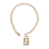 Invicta Women's 49935 Mini Quartz PC11 Brass Dial Necklace Watch