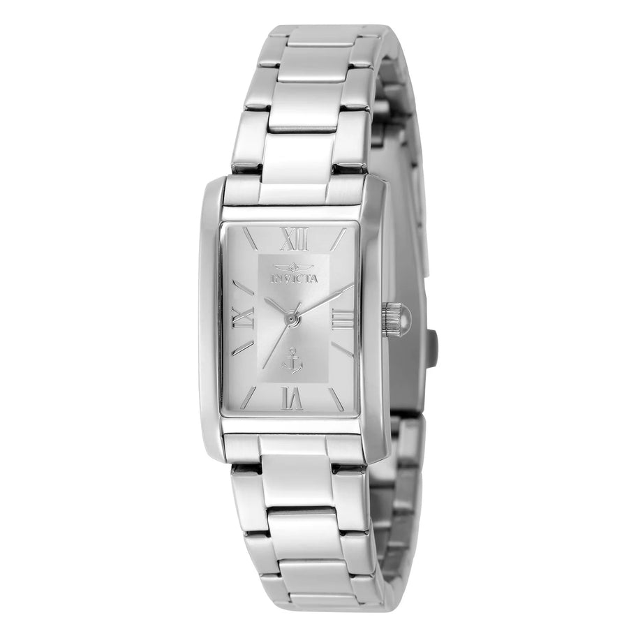 Invicta Women's 49999 OCEAN VOYAGE Quartz PC21 Silver Dial Watch