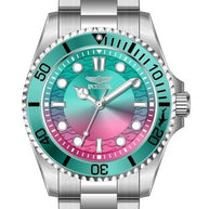 InvictaWomen's 50947 Pro Diver Quartz PC21 Gradient, Light Blue, Pink Dial Watch