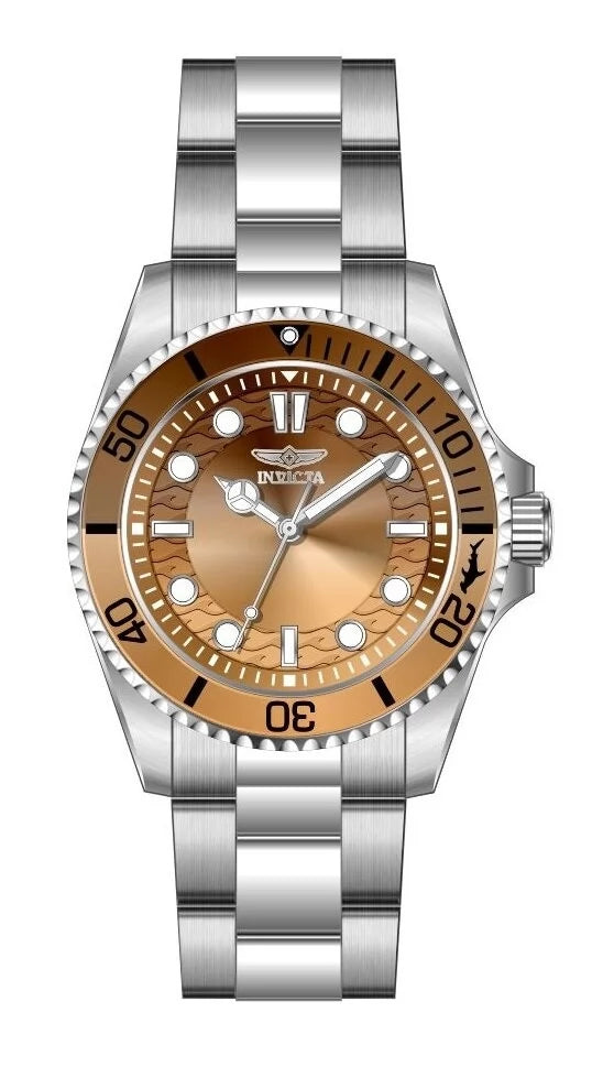 InvictaWomen's 50952 Pro Diver Quartz PC21 Gradient, Brown Dial Watch