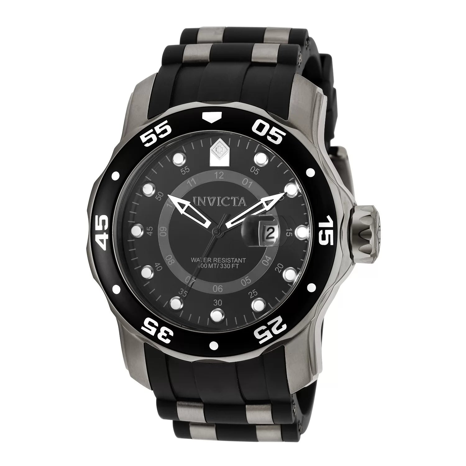 Invicta Men's 6996 Pro Diver Quartz GMT Black Dial Watch