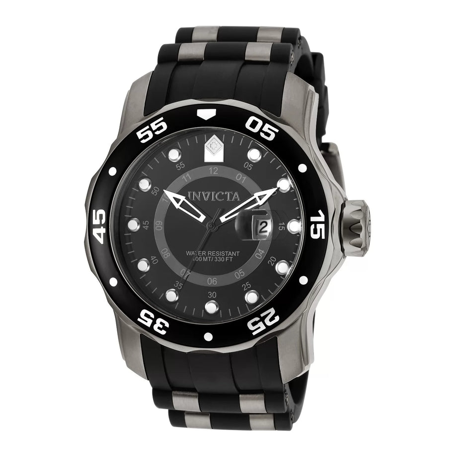 Invicta Men's 6996 Pro Diver Quartz GMT Black Dial Watch