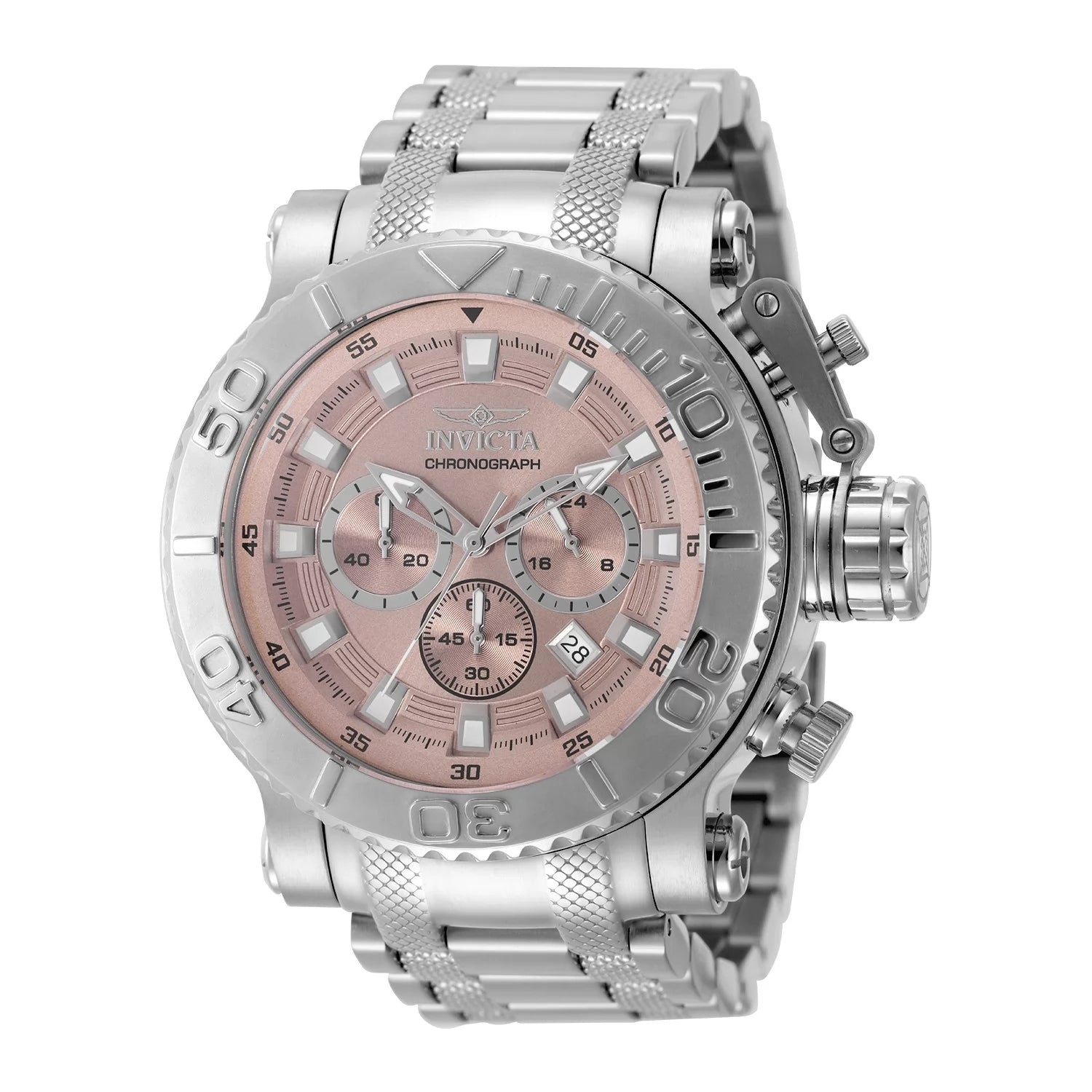 Invicta Men's 50114 Coalition Forces Quartz VD53 Pink Dial Watch
