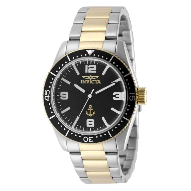Invicta Men's 50021 OCEAN VOYAGE Quartz PC21 Black Dial Watch