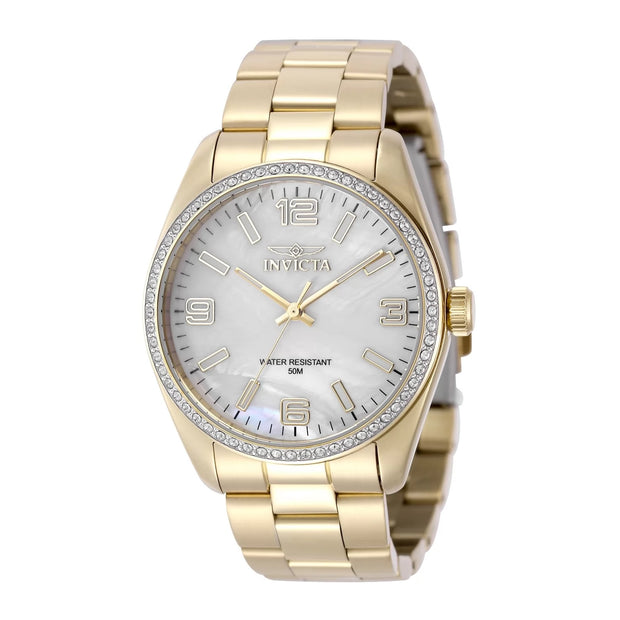 InvictaWomen's 50131 Specialty Quartz PC21 White Dial Watch