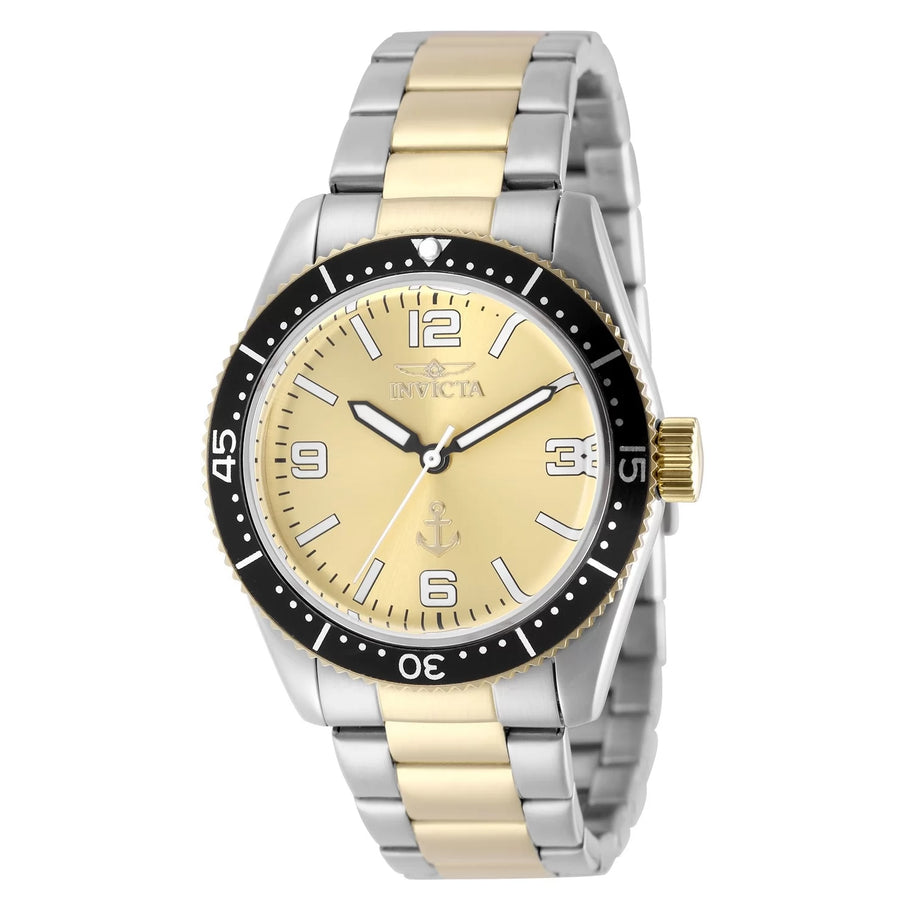 Invicta Men's 50022 OCEAN VOYAGE Quartz PC21 Gold Dial Watch
