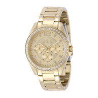 InvictaWomen's 50109 Angel Quartz VH63 Gold Dial Watch