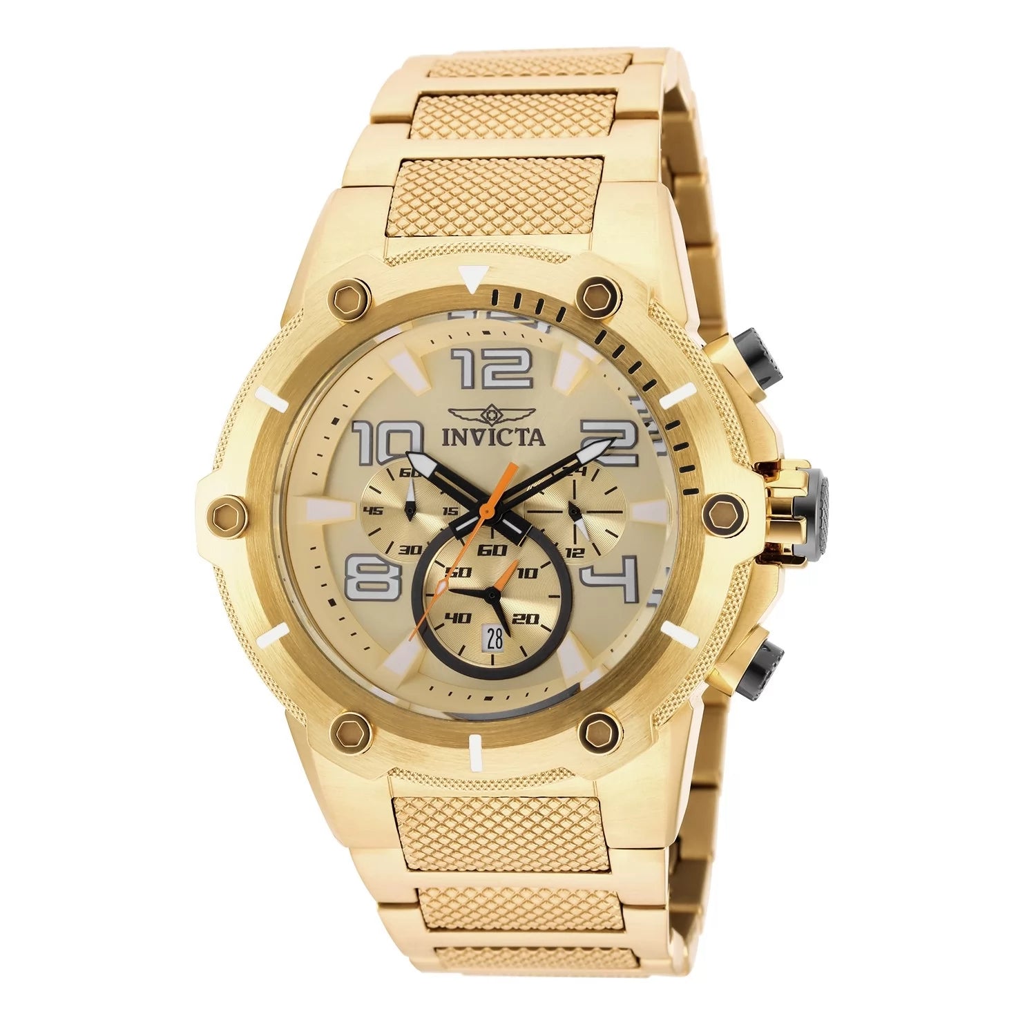 Invicta Men's 19529 Speedway Quartz Chronograph Gold Dial Watch