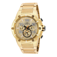 Invicta Men's 19529 Speedway Quartz Chronograph Gold Dial Watch