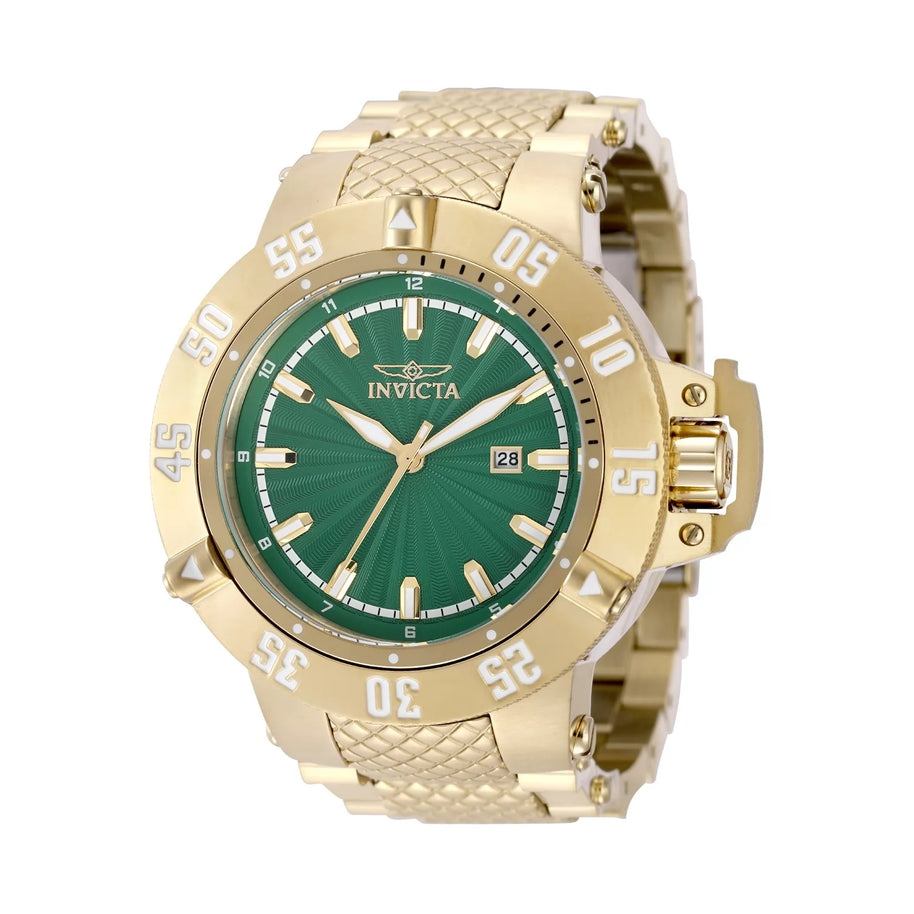 Invicta Men's 50050 Subaqua Quartz PC32 Green Dial Watch