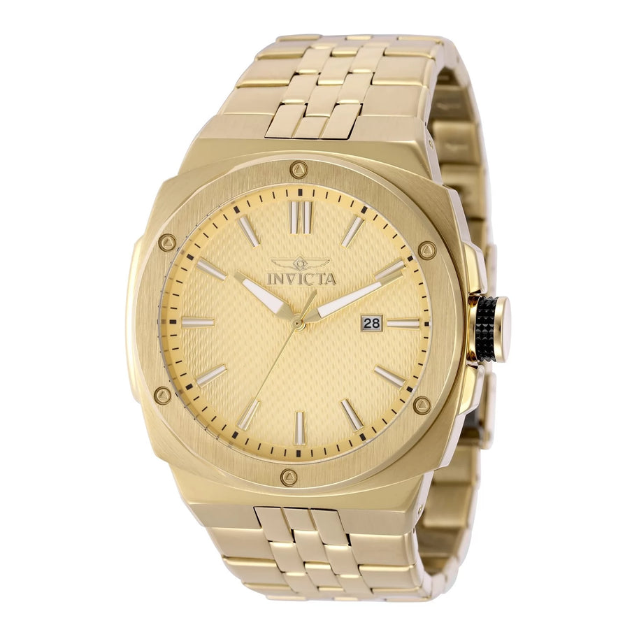 Invicta Men's 50148 Sea Vulture Quartz PC32 Gold Dial Watch
