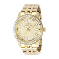 InvictaMen's 50196 Celestial Quartz PC21 Gold Dial Watch