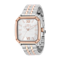 Invicta Men's 50360 Cuadro Quartz PC21 Silver Dial Watch