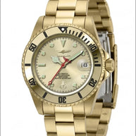 Invicta Men's 51134 OCEAN VOYAGE Automatic NH35A Gold Dial Watch