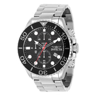 Invicta Men's 50221 Pro Diver Quartz VD57 Black Dial Watch