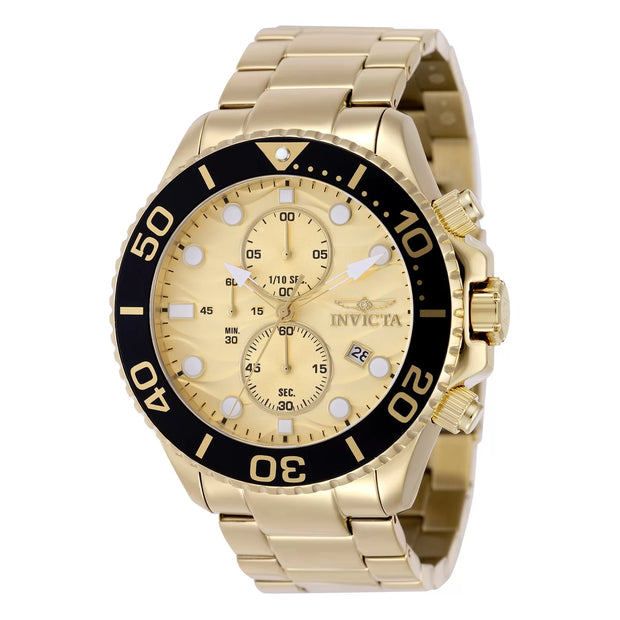 Invicta Men's 50225 Pro Diver Quartz Gold