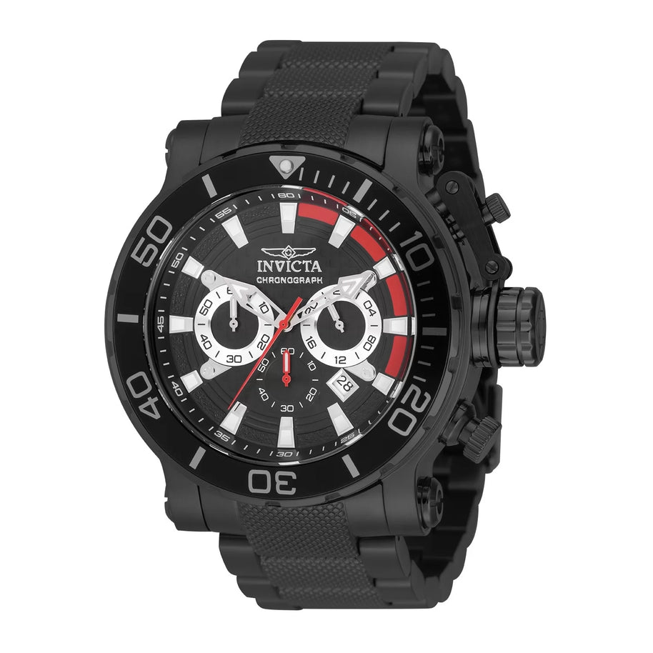 Invicta Men's 50227 Coalition Forces Quartz VD53 Black Dial Watch