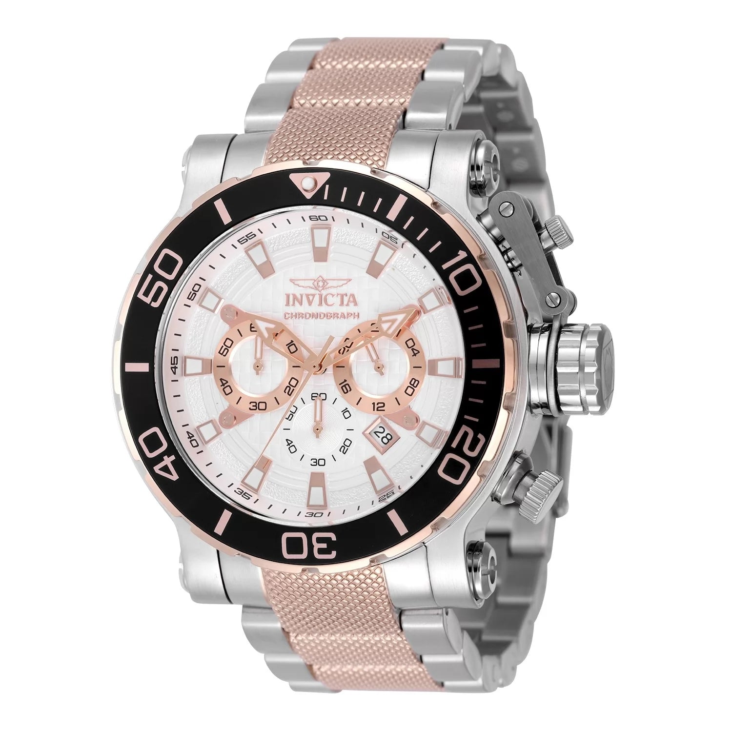 Invicta Men's 50232 Coalition Forces Quartz VD53 Silver Dial Watch