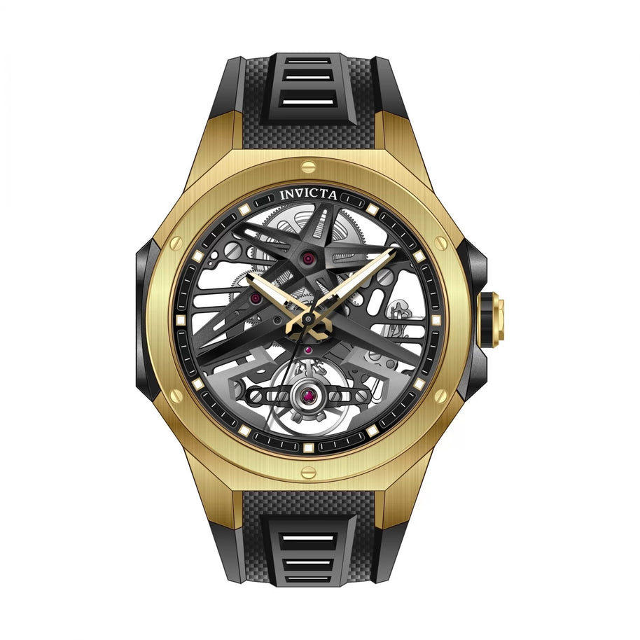 Invicta Men's 69538 Celestial Mechanical 1a07 Gold Dial Watch
