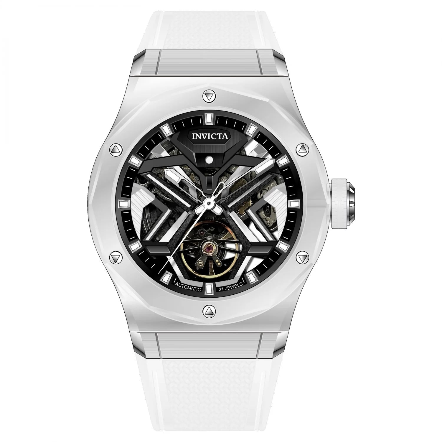 Invicta Men's 70105 Celestial Mechanical JH3106 Steel Dial Watch