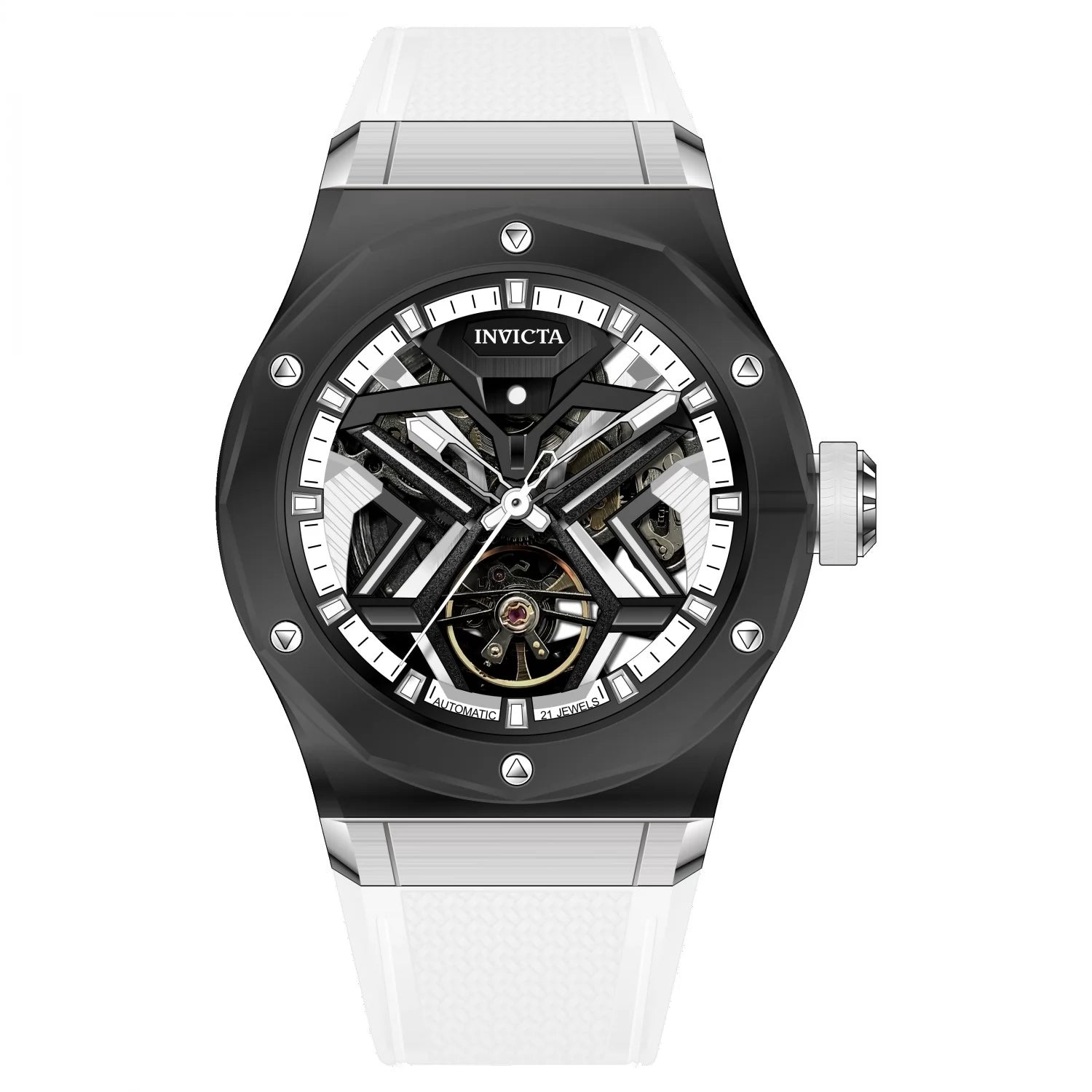 Invicta Men's 70111 Celestial Mechanical JH3106 Steel Dial Watch