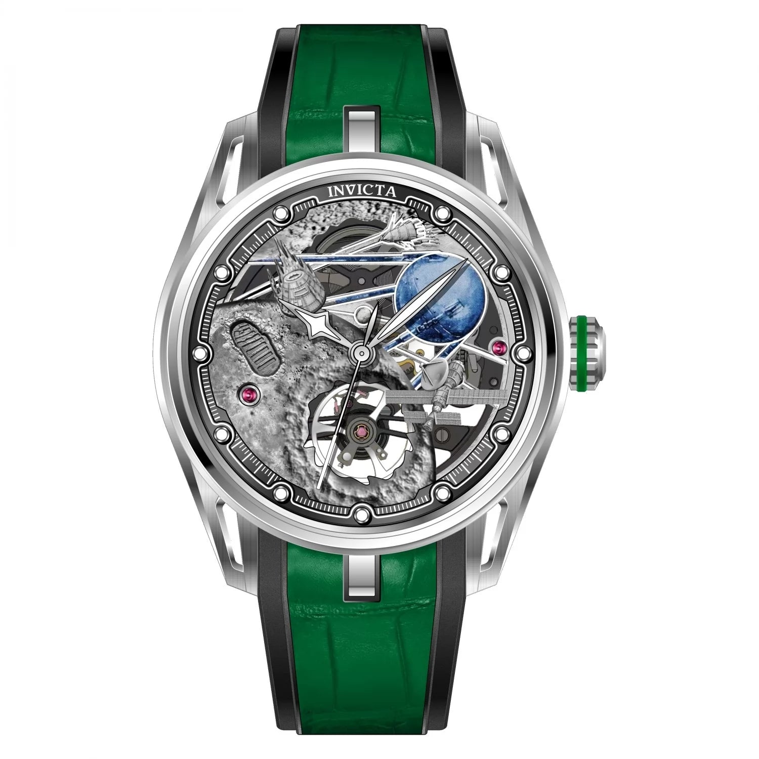 Invicta Men's 69528 Celestial Mechanical jh3107 Steel Dial Watch