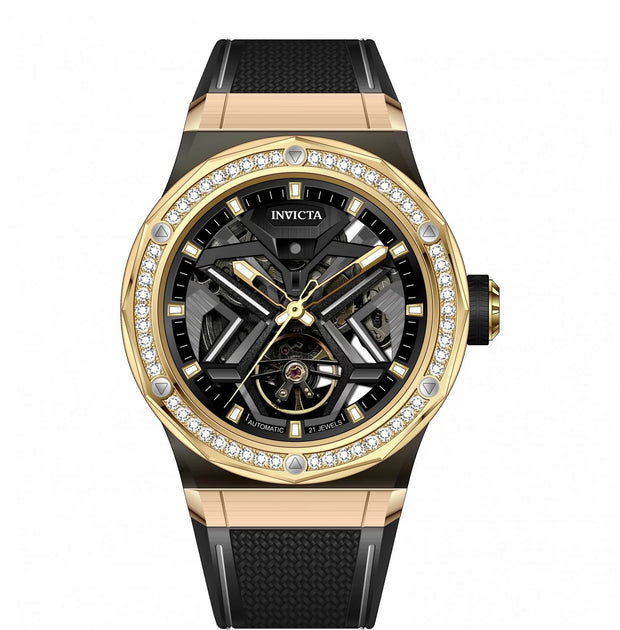InvictaMen's 70135 Objet D Art Mechanical JH3106 Steel Dial Watch