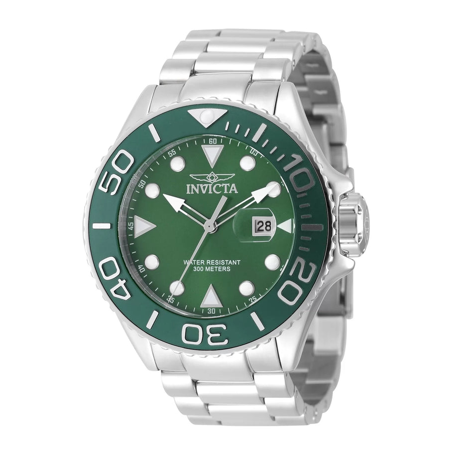 InvictaMen's 49638 Pro Diver Quartz PC32 Green Dial Watch