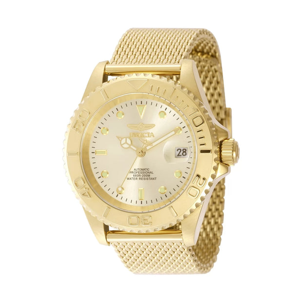 Invicta Men's 50216 Pro Diver Automatic NH35 Champagne Dial Watch